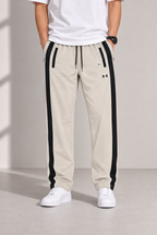 Black & Tan Contrast Track Pants