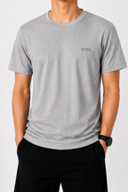 Performance Tee – Silver & Green