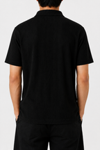 Collar Tee – Black & Gray