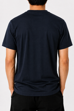 Everyday Tee – Blue & Silver